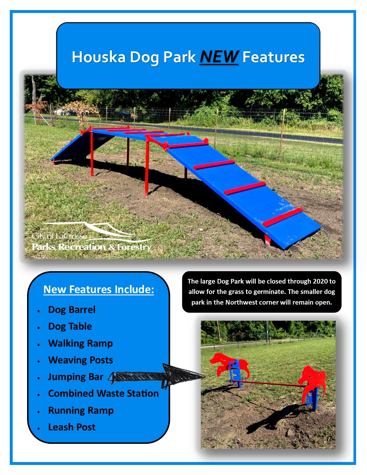 Houska Dog Park Announcement