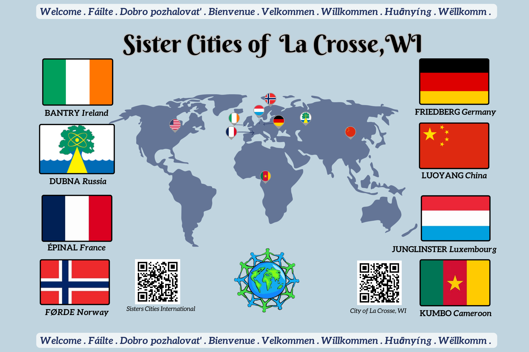 Sister Cities Map