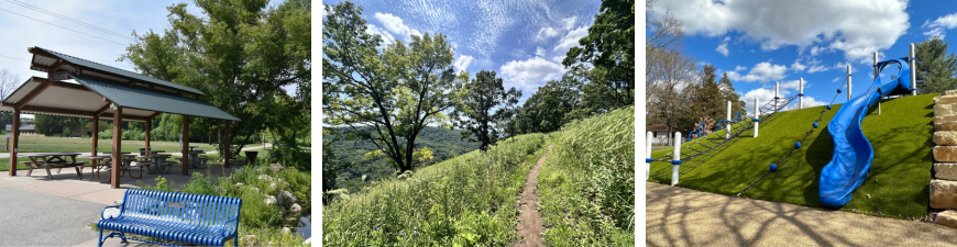 three images of la crosse parks locations